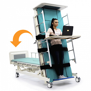 MET LIFT UP Электрическая четырёхсекционная кровать-вертикализатор с функцией переворачивания и туалетом 